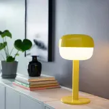IKEA BLÅSVERK (ИКЕА БЛОСВЕРК) — Настольная лампа, желтая, 36 см — фото 3