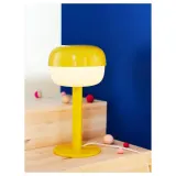 IKEA BLÅSVERK (ИКЕА БЛОСВЕРК) — Настольная лампа, желтая, 36 см — фото 4