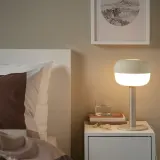IKEA BLÅSVERK (ИКЕА БЛОСВЕРК) — Настольная лампа, бежевый, 36 см — фото 2