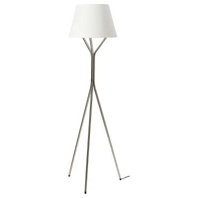 IKEA BLÄNKFYR (ИКЕА БЛЭНКФУР) — Напольный светильник, никелированный