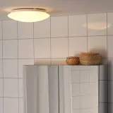 IKEA BARLAST (ИКЕА БАРЛАСТ) — Светодиодный потолочный/настенный светильник, белый, 25 см — фото 4