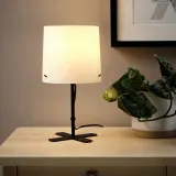 IKEA BARLAST (ИКЕА БАРЛАСТ) — Настольная лампа, черный/белый, 31 см — фото 2