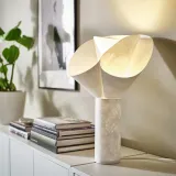 IKEA BÄCKNATE (ИКЕА БЭКНАТЕ) — Настольная лампа, белая, 50 см — фото 3