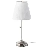 IKEA ÅRSTID (ИКЕА ОРСТИД) — Настольная лампа, никель/белый — фото 1