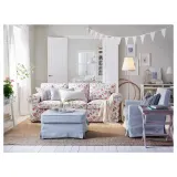 IKEA ÅRSTID (ИКЕА ОРСТИД) — Напольный светильник, никель/белый — фото 6