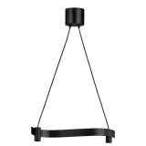 IKEA ACKJA (ИКЕА АСКЙА) — Подвесной светильник, волна/черный, 60 см — фото 1