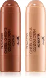 Barry M Flawless Chisel Cheeks - Кремовый бронзатор и хайлайтер, 2× 5 g — фото 1