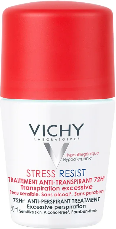 Vichy Deodorant 72h - ролл-он против повышенного потоотделения, 50 ml