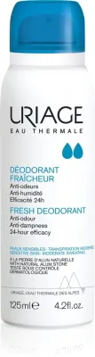Uriage Hygiene Fresh Deodorant - Дезодорант-спрей для 24-часовой защиты, 125 мл