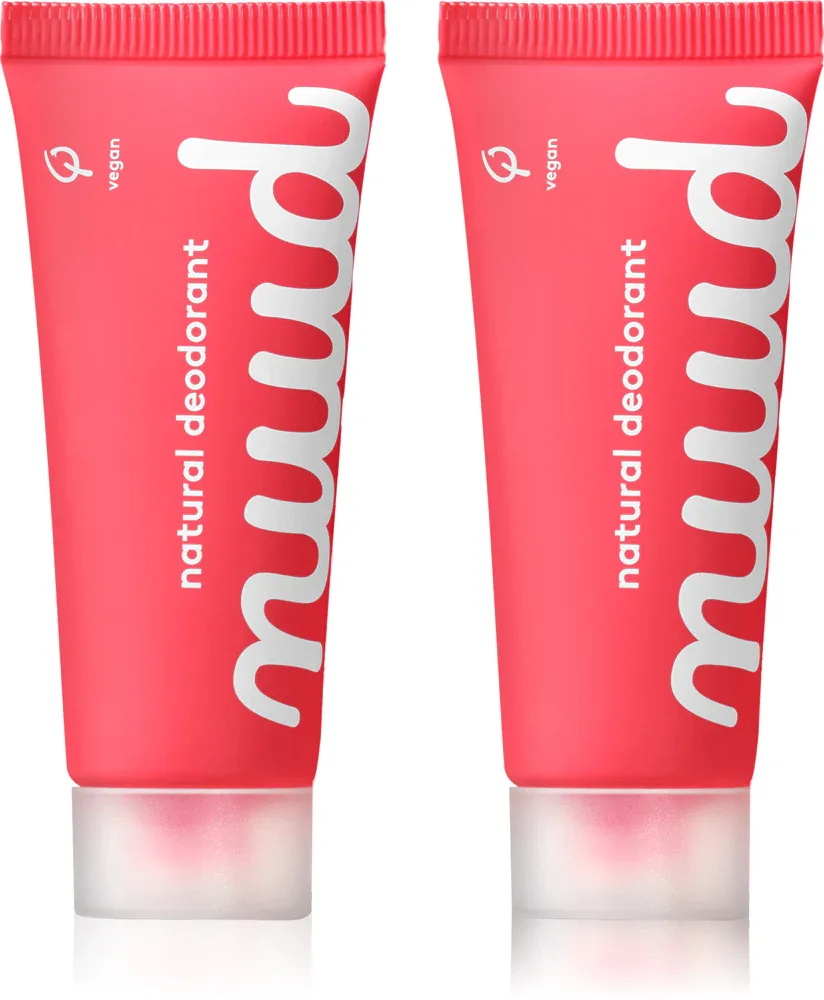 nuud Smarter Pack Red - Кремовый дезодорант Natural, 2× 20 ml
