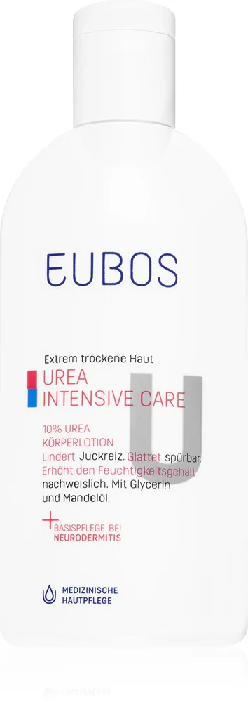 Eubos Dry Skin Urea 10% - Питательное молочко для тела для сухой и зудящей кожи, 200 ml