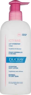 Ducray Ictyane - Увлажняющее молочко для тела для нормальной и сухой кожи, 400 мл