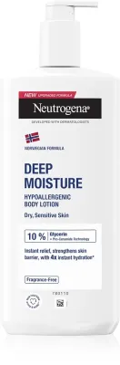 Neutrogena Norwegian Formula - Глубоко увлажняющее молочко для тела для чувствительной кожи, 400 мл