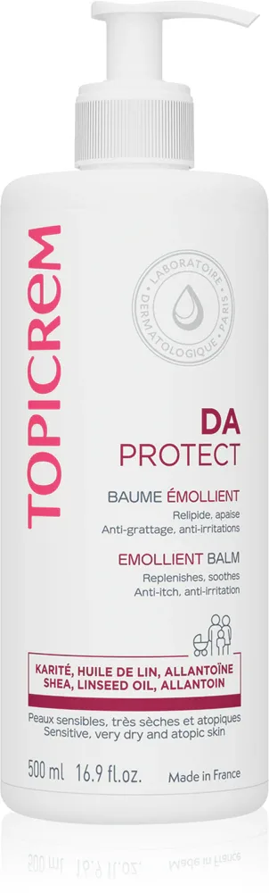 Topicrem AD Emollient Balm - Питательный лосьон для тела для сухой и атопичной кожи, 500 ml