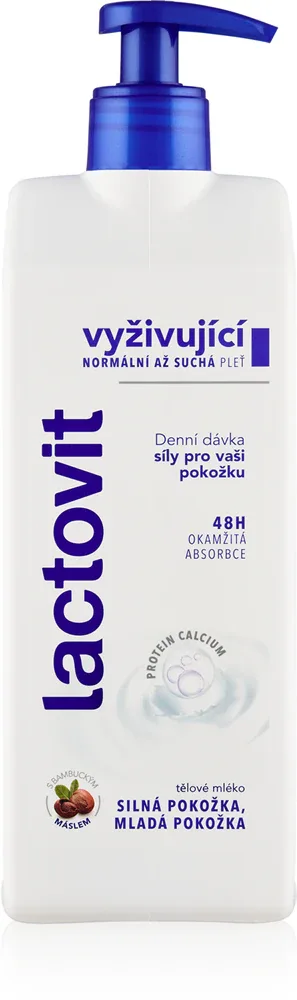 Lactovit Original - Питательное молочко для тела с дозатором, 400 ml