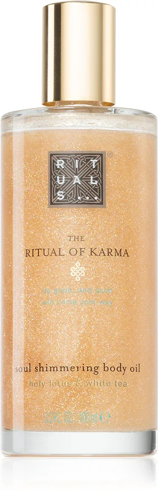 RITUALS The Ritual Of Karma - Масло с шиммером для подчеркивания загара, 100 ml