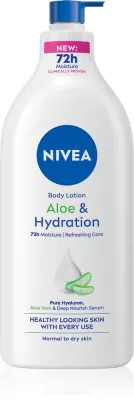NIVEA Aloe & Hydration - Увлажняющее молочко для тела с алоэ вера, 625 мл