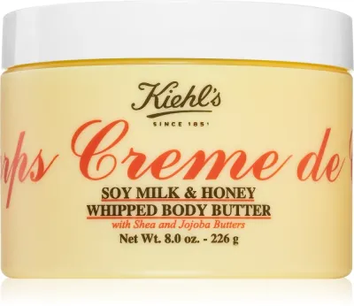 Kiehl's Creme de Corps Soy Milk & Honey Whipped Body Butter - Масло для тела с маслом ши, 226 г