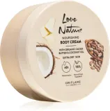 Oriflame Love Nature Cacao Butter & Coconut Oil - Питательный крем для тела с увлажняющим эффектом, 200 ml — фото 1