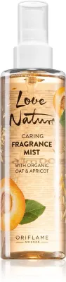 Oriflame Love Nature Organic Oat & Apricot - освежающий спрей для тела, 200 мл