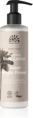 Urtekram Sweet Ginger Flower - Нежное молочко для тела с экстрактами алоэ вера и имбиря, 245 ml