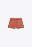 Zara ТРИКОТАЖНЫЕ ШОРТЫ ИЗ МАХРОВОЙ ТКАНИ С ЭФФЕКТОМ СТИРКИ размер L — фото 2