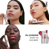 Yves Saint Laurent Loveshine Lipstick - Увлажняющая блестящая помада, оттенок 154 Love Berry — фото 4