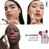 Yves Saint Laurent Loveshine Lipstick - Увлажняющая блестящая помада, оттенок 206 Spicy Affair — фото 4