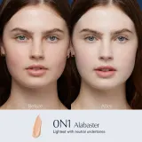 Estee Lauder Double Wear Stay-in-Place - Тональный фонд SPF 10, 30 мл, оттенок 0N1 Alabaster — фото 3
