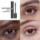 Yves Saint Laurent Lash Clash Extreme Volume - Тушь для ресниц, обеспечивающая максимальный объем, оттенок Sassy Burgundy 05 — фото 4