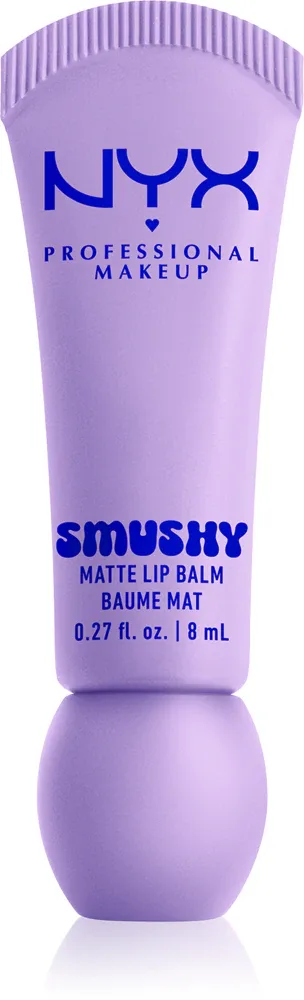 NYX Professional Makeup Smushy Matte Lip Balm - Бальзам для губ с матовым покрытием, 8 мл, оттенок Sugar Smush
