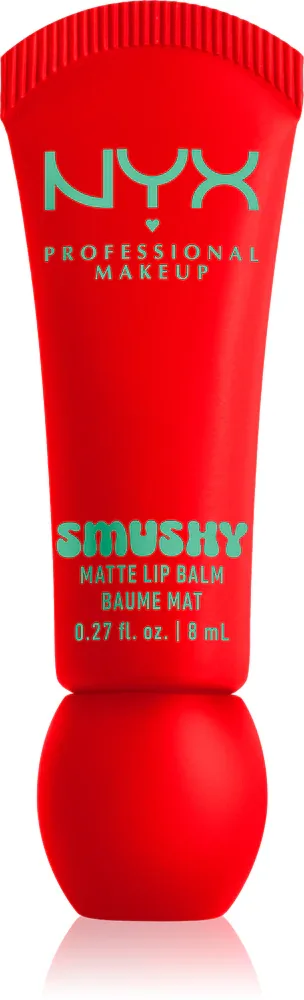 NYX Professional Makeup Smushy Matte Lip Balm - Бальзам для губ с матовым покрытием, 8 мл, оттенок Soft Sorbet