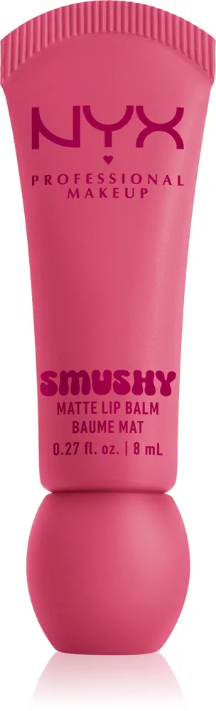 NYX Professional Makeup Smushy Matte Lip Balm - Бальзам для губ с матовым покрытием, 8 мл, оттенок Swipe Sesh