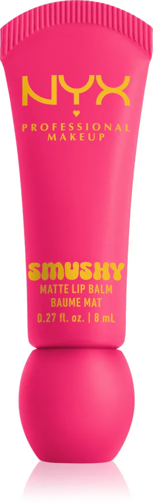NYX Professional Makeup Smushy Matte Lip Balm - Бальзам для губ с матовым покрытием, 8 мл, оттенок Sweet Smack