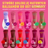 NYX Professional Makeup Smushy Matte Lip Balm - Бальзам для губ с матовым покрытием, 8 мл, оттенок Sassy Stuff — фото 8