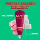 NYX Professional Makeup Smushy Matte Lip Balm - Бальзам для губ с матовым покрытием, 8 мл, оттенок Silly Sippin' — фото 4