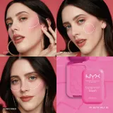 NYX Professional Makeup Buttermelt Blush - Пудровый румянец, 5 г, оттенок 06 For the Butta — фото 7