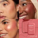NYX Professional Makeup Buttermelt Blush - Пудровый румянец, 5 г, оттенок 09 Feeling Butta — фото 5