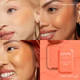 NYX Professional Makeup Buttermelt Blush - Пудровый румянец, 5 г, оттенок 03 Sooner The Butta — фото 7
