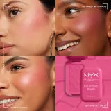NYX Professional Makeup Buttermelt Blush - Пудровый румянец, 5 г, оттенок 07 Butta With Time — фото 5