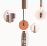 Тушь для бровей Bourjois Oh Oui! Brow Fiber моделирующая, с щёточкой, 6,8 мл, оттенок 02 Châtain — фото 6