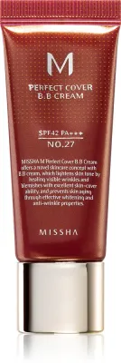 Missha M Perfect Cover - Крем ВВ с очень высоким уровнем защиты от УФ-лучей, маленькое упаковочное, 20 мл