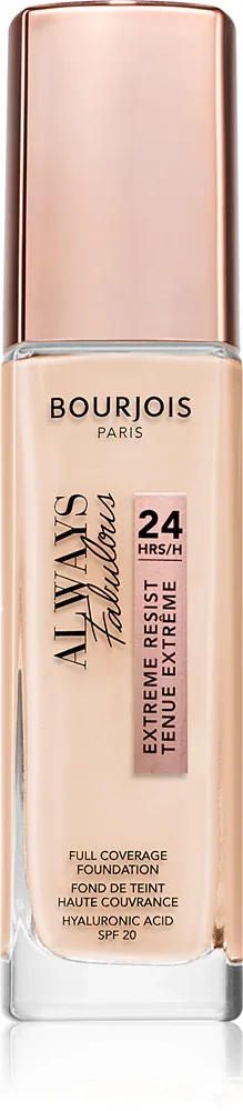 Bourjois Always Fabulous - Тональная основа с защитным фактором SPF 20, 30 мл, оттенок 105 Natural Ivory