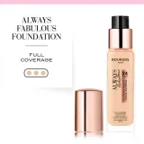 Bourjois Always Fabulous - Тональная основа с защитным фактором SPF 20, 30 мл, оттенок 100 Rose Ivory — фото 7