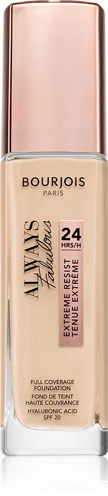 Bourjois Always Fabulous - Тональная основа с защитным фактором SPF 20, 30 мл, оттенок 120 Ivoire Clair