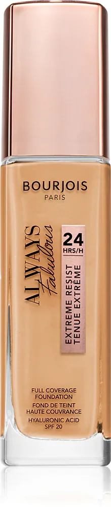 Bourjois Always Fabulous - Тональная основа с защитным фактором SPF 20, 30 мл, оттенок 410 Golden Beige