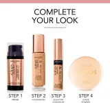 Bourjois Loose Powder - Пудра для лица для женщин, 32 г, оттенок 01 Peach — фото 8