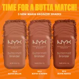 NYX Professional Makeup Buttermelt Bronzer - Бронзирующий крем, 5 г, оттенок Butta Ballin — фото 7