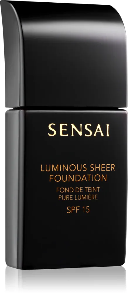 Sensai Luminous Sheer Foundation - Тональная основа с SPF 15, осветляющая, 30 мл, оттенок LS202 Ochre Beige