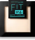 MAYBELLINE NEW YORK Fit Me! Matte+Poreless - Пудра матирующая, 9 г, оттенок 105 Natural Ivory — фото 1